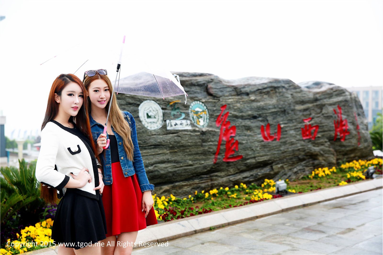 [tgod push goddess] on May 8, 2015, goddess drives to Jiujiang Lushan Xihai